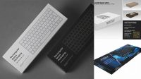 1301+ Keyboard Box Mockup Elegant Photoshop Mockup