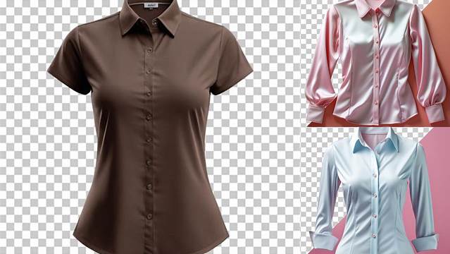 1303+ Mockup Kemeja Wanita Include TIFF