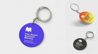 1304+ Keychain Mockup Free Easy Editable