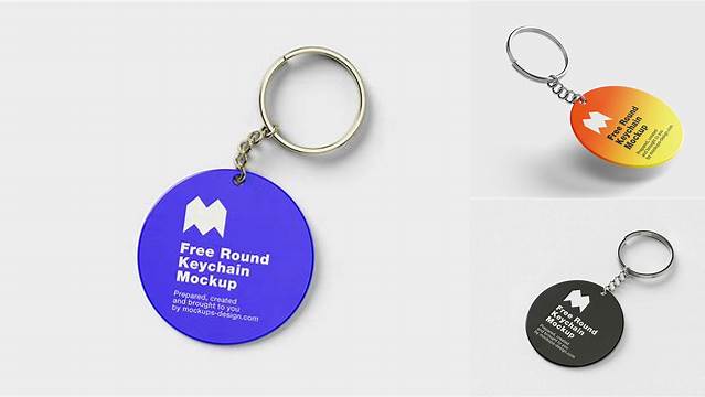 1304+ Keychain Mockup Free Easy Editable