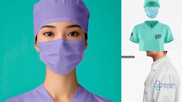 1304+ Nurse Uniform Mockup Free Easy-to-Use PSD Template