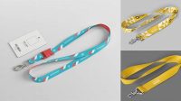 1306+ Lanyard Mockup Free Download Free