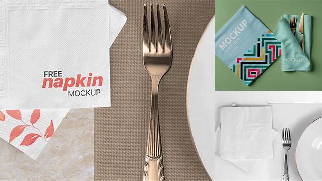 1311+ Restaurant Napkin Mockup Free Smart PNG Image