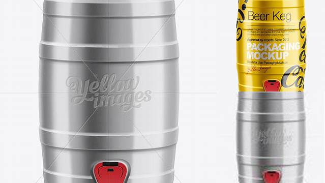 1315+ 5L Draft Beer Keg PSD Mockup Free PSD