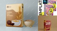 1323+ Cereal Box Template Photoshop Stylish PSD for Free