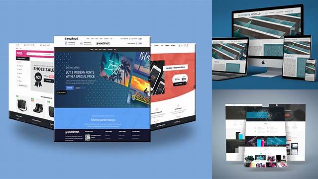 1327+ 3d Website Mockup Psd Free Download PSD Download