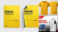 1330+ Yellow Images Mockup Free Download Include TIFF