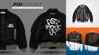 1338+ Bomber Jacket Mockup Free Download PSD Free Download