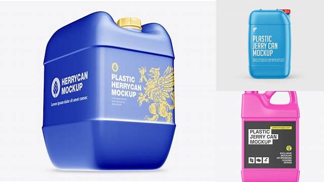 1338+ Plastic Jerry Can Mockup Best for Showcase