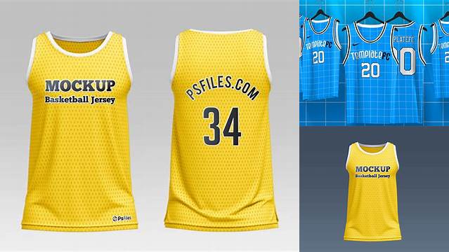 1344+ Basketball Jersey Mockup Hight Resolution