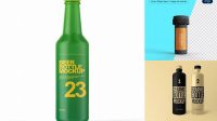 1344+ Matte Bottle PSD Mockup Download Professional PSD