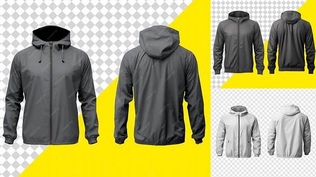 1346+ Windbreaker Jacket Mockup Psd Free Smart PNG Image