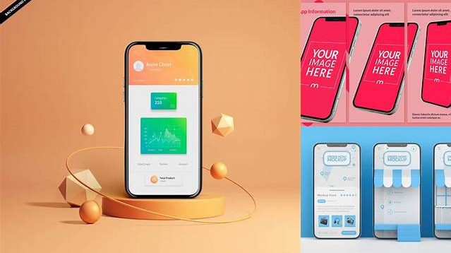 1347+ App Store Mockup PSD for Free