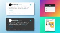 1347+ Twitter Poll Mockup High-End PSD Download