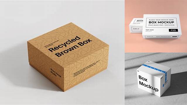 1358+ Plastic Box Mockup Free Custom Mockup Graphic Design