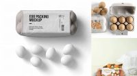 1363+ Egg Box Mockup Smart Layer PSD