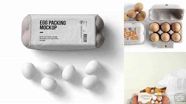 1363+ Egg Box Mockup Smart Layer PSD