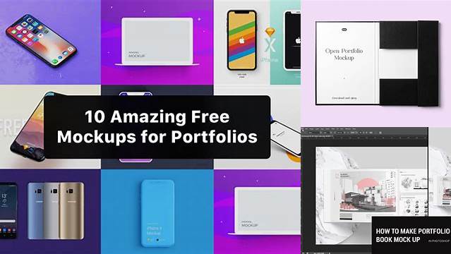 1369+ Free Portfolio Mockups Best for Showcase