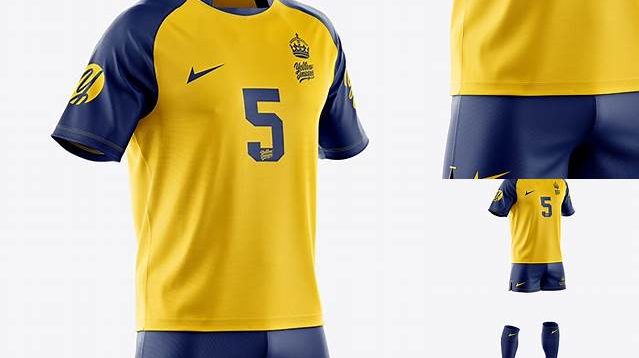 1369+ Men’s Full Rugby Kit HQ PSD Mockup Half SIde View Free Download Design Mockup