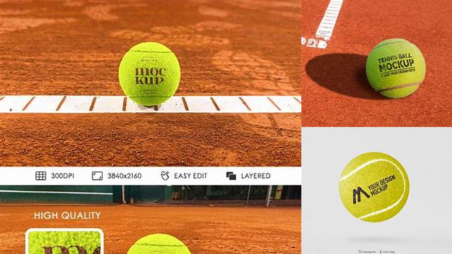 1372+ Tennis Mockup High-Resolution PSD Download