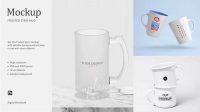 1375+ Frosted Mug Mockup Premium PSD Freebie