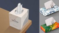 1376+ Tissue Box Mockup Free Mockup PSD