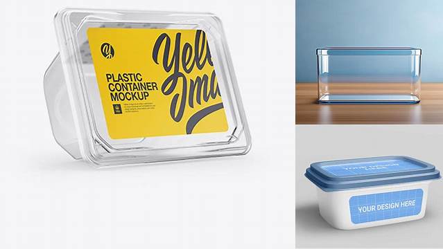 1377+ Transparent Plastic Container Mockup Download Free