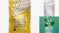 1379+ Plastic Chewing Gum Bag PSD Mockup Exclusive Free Photoshop Asset