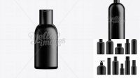 1382+ Black Plastic Cosmetic Bottle with Lid 100 ml Exclusive Free Creative Resource