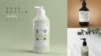 1386+ Soap Bottle Mockup Include TIFF