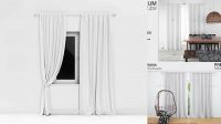 1387+ Curtains Mockup Pack Free Download Easy Editable