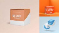 1392+ 3d Cube Mockup PSD Download