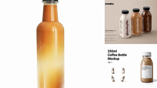 1392+ Coffee Bottle Mockup Free Include TIFF