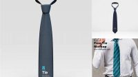 1394+ Matte Tie PSD Mockup Front View Digital Resource Free Download