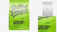 1395+ 11lb Food Bag PSD Mockup Front View Free Downloadable PSD