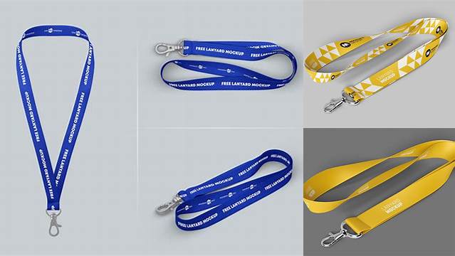 1396+ Lanyard Mockup Free Psd Premium Quality Freebie