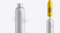 1406+ White Plastic Cosmetic Bottle with Lid 200 ml Custom Graphic Resource Free Download