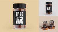 1409+ Coffee Jar Mockup High-Quality Editable PSD