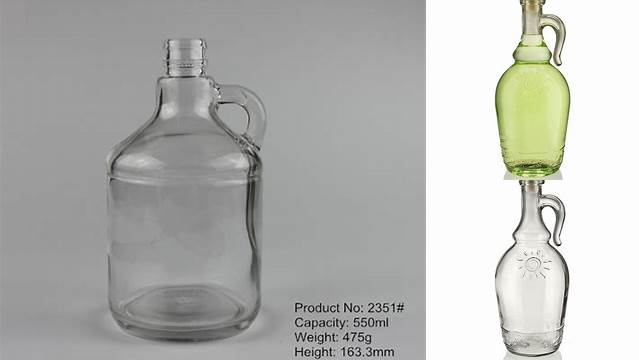 1413+ Clear Glass Bottle With Handle & Wax Top PSD Mockup Exclusive Digital PSD Resource