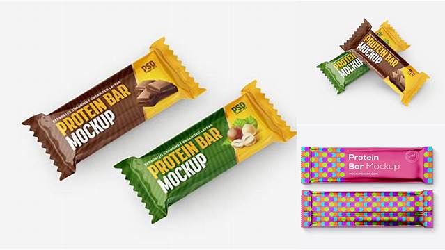 1415+ Protein Bar Box Mockup Mockup File Free Download