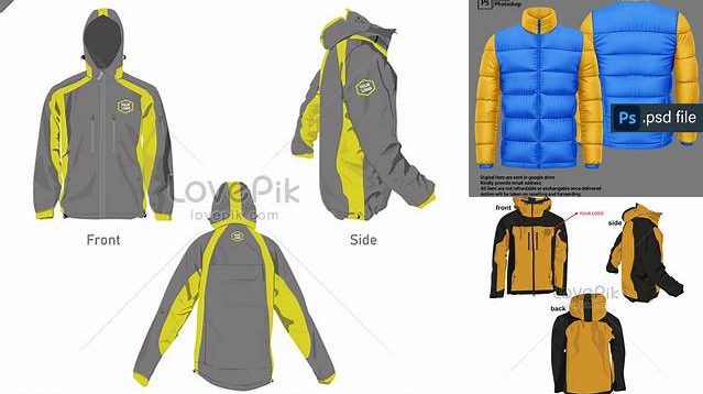 1419+ Mockup Jaket Gunung Modern Free PSD Template