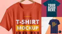 1419+ Mockup T Shirt Cdr Free PSD Mockup Resource