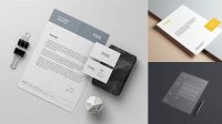 1420+ Letterhead Mockup Template Free High-End PSD Download