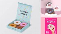 1421+ Donut Mockup High-Resolution PSD Download