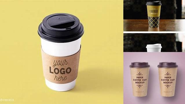 1421+ Middle Paper Coffee Cup PSD Mockup Editable Design PSD File