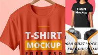 1422+ Sublimation T Shirt Mockup Free Modern Free PSD Template