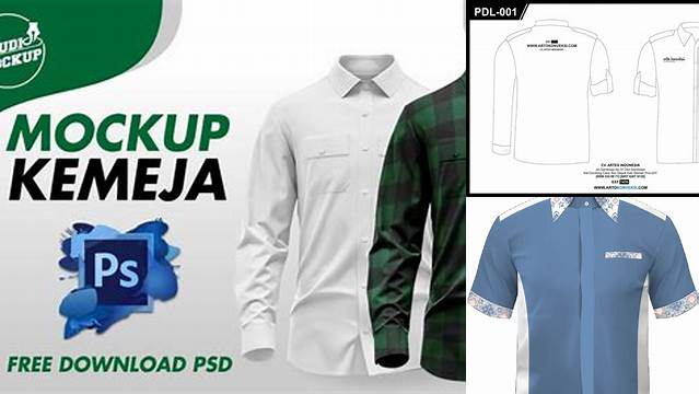 1425+ Download Mockup Kemeja Psd Gratis Download Free