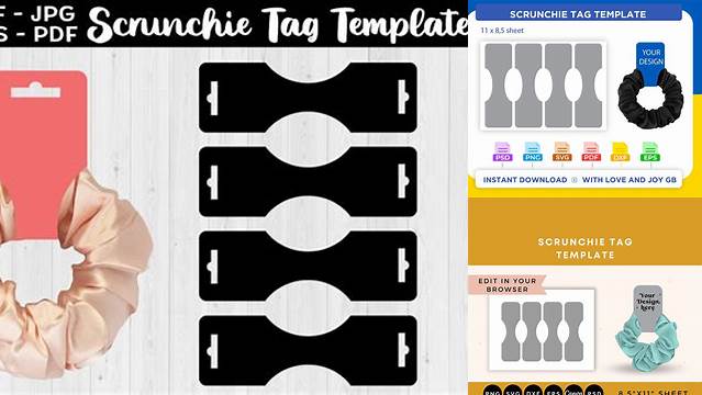 1430+ Scrunchie Tag Template Free Digital Resource Free Download