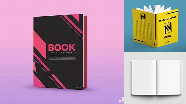 1432+ Opened Book with Metallic Cover PSD Mockup Editable Graphic Free PSD