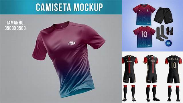 1433+ Mockup Uniforme Futebol Psd Free For Free Download